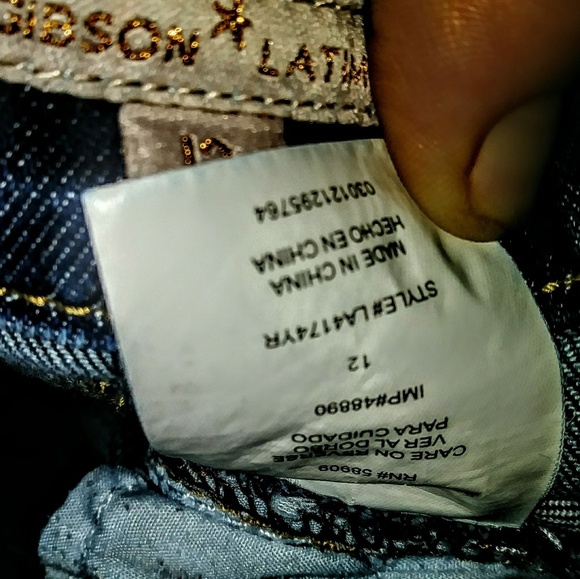 Gibson Latimer Jeans Size 12 Slim Straight Leg - Picture 5 of 5
